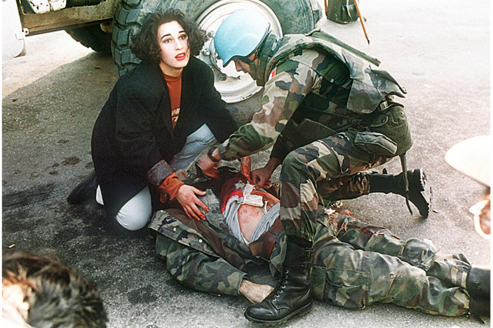 Bosnischer Soldat