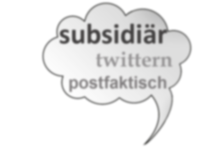 Aufgeweichte Sprache
